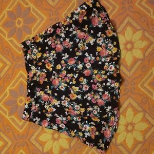 Floral Mini Skirt